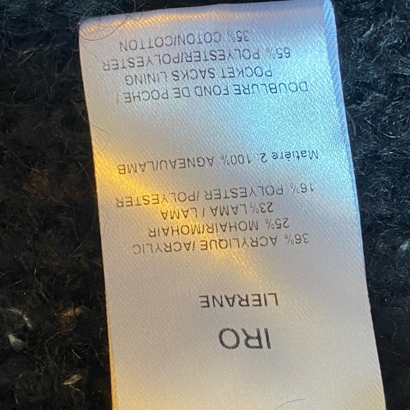 IRO moto sweater jacket cardigan - Picture 8 of 12